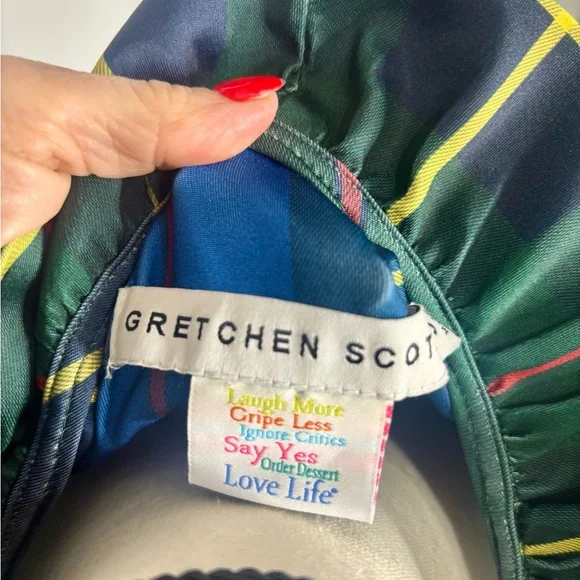 Gretchen Scott Ruffneck Top - Plaidly Cooper - Picture 10 of 10